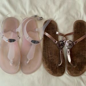 Micheal Kors Sandals Used Size 10